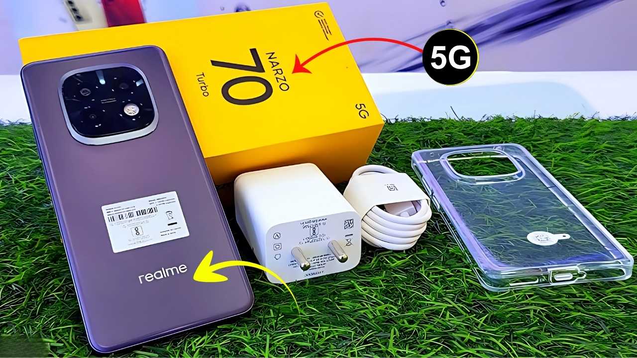 Realme Narzo 70 Turbo 5G Launch – 6.7-inch AMOLED, 45W SuperVOOC, MediaTek Dimensity 7300